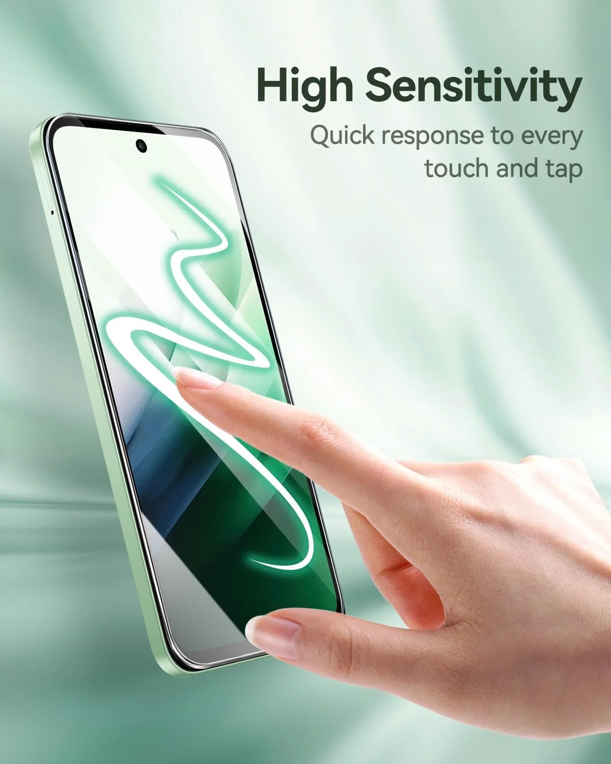 محافظ صفحه نمایش شیشه ای حرارت دیده [بسته 3 عددی] T Tersely برای شیائومی Redmi 15، سازگار با قاب، فوق العاده شفاف، ضد خرد شدن، فیلم ضد خش برای محافظت بیشتر