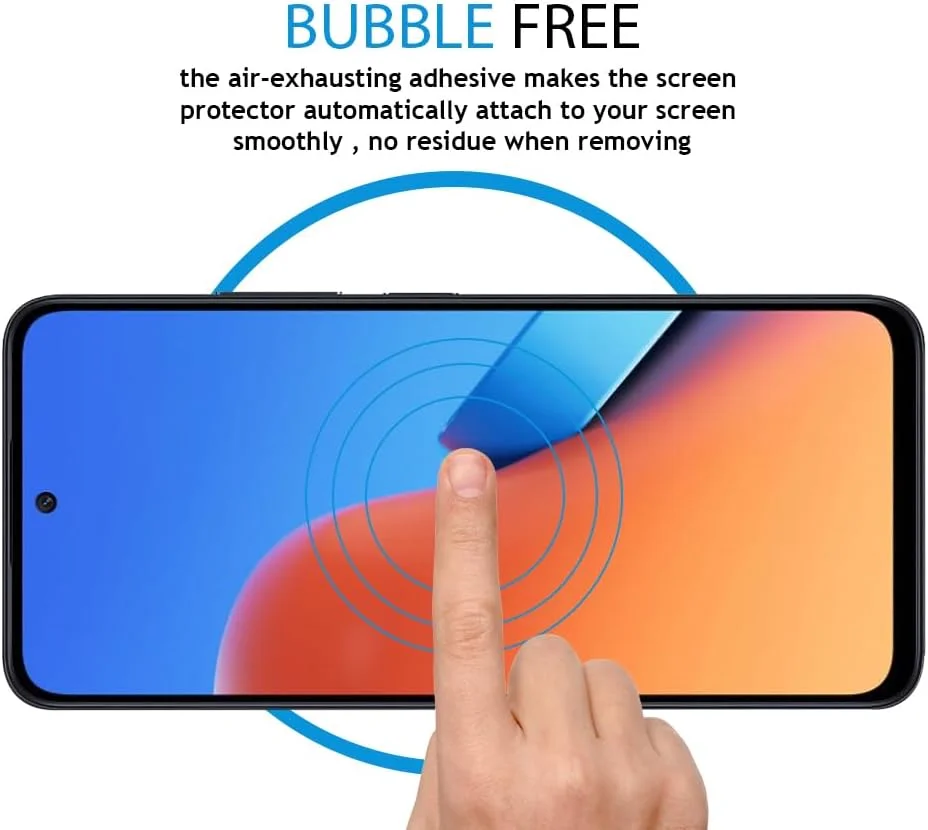 Al-HuTrusHi Screen protector compatible with Xiaomi Redmi 12 5G / Poco M6 Pro / Redmi 12 / Redmi Note 12R Tempered Glass [Anti-Glare][HD Full Coverage][Easy Installation][9H Hardness][Touch Sensitive]