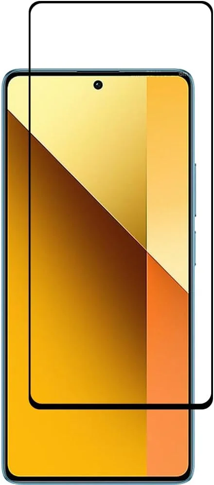 محافظ صفحه نمایش Al-HuTrusHi سازگار با Xiaomi Redmi Note 13 / Redmi Note 13R Pro، محافظ صفحه نمایش شیشه ای حرارت دیده [ضد تابش نور] [پوشش کامل HD] [نصب آسان] [سختی 9H] [حساس به لمس]