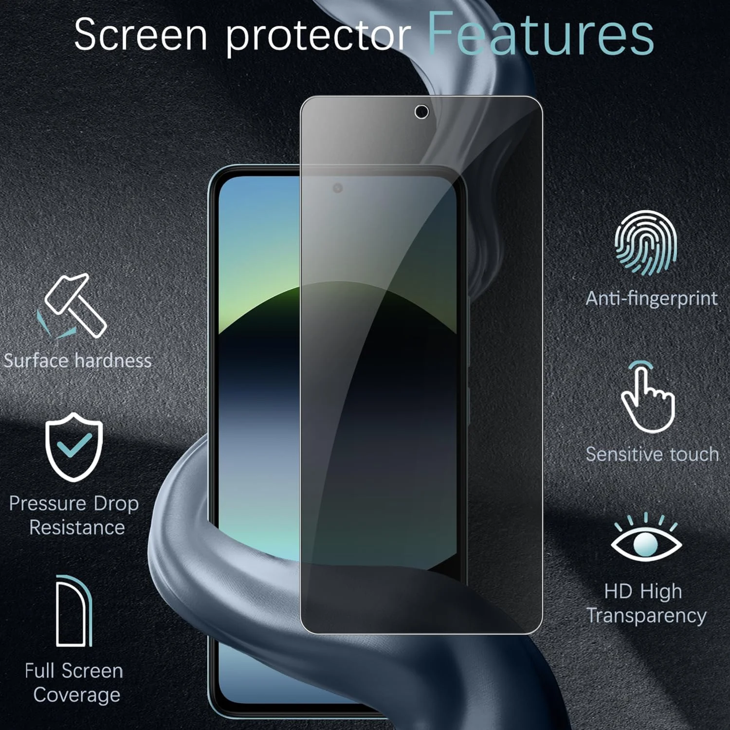 محافظ صفحه نمایش حریم خصوصی Vuciya بسته 3 عددی سازگار با Xiaomi Redmi Note 14، فیلم محافظ ضد جاسوسی شیشه حرارت دیده سختی 9H ضد خش برای Redmi Note 14 محافظ صفحه نمایش حریم خصوصی Vuciya بسته 3 عددی سازگار با Xiaomi Redmi Note 14، فیلم محافظ ضد جاسوسی شیشه حرارت دیده سختی 9H ضد خش برای Redmi Note 14
