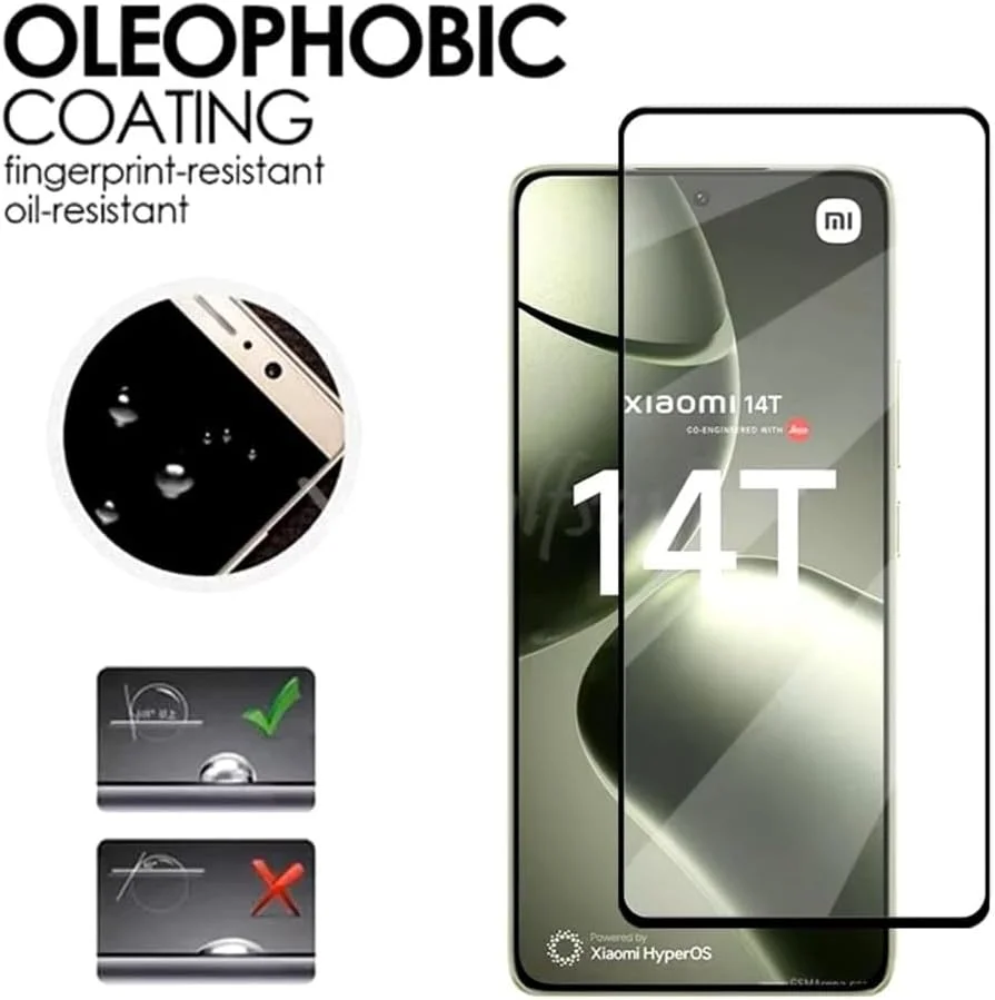 محافظ صفحه نمایش Zubitech برای Xiaomi 14T / Xiaomi 14T Pro شیشه حرارت دیده با سختی 9H، ضد اثر انگشت و ضد خش برای Xiaomi 14T / 14T Pro محافظ صفحه نمایش Zubitech برای Xiaomi 14T / Xiaomi 14T Pro شیشه حرارت دیده با سختی 9H، ضد اثر انگشت و ضد خش برای Xiaomi 14T / 14T Pro