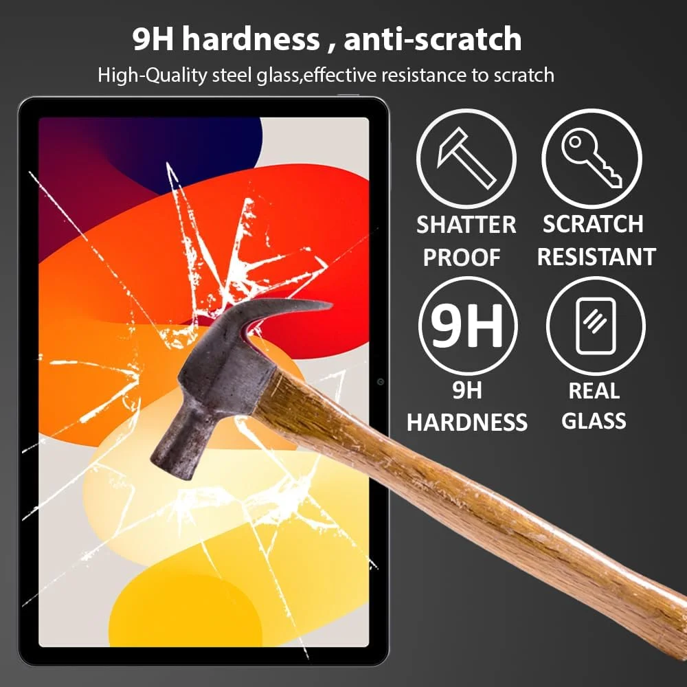 محافظ صفحه نمایش Al-HuTrusHi سازگار با شیائومی Redmi Pad SE 11 اینچ، سختی 9H، ضد خش، ضد روغن، ضد حباب، لبه گرد 2.5D، شفاف برای شیائومی Redmi Pad SE 11 اینچ محافظ صفحه نمایش Al-HuTrusHi سازگار با شیائومی Redmi Pad SE 11 اینچ، سختی 9H، ضد خش، ضد روغن، ضد حباب، لبه گرد 2.5D، شفاف برای شیائومی Redmi Pad SE 11 اینچ