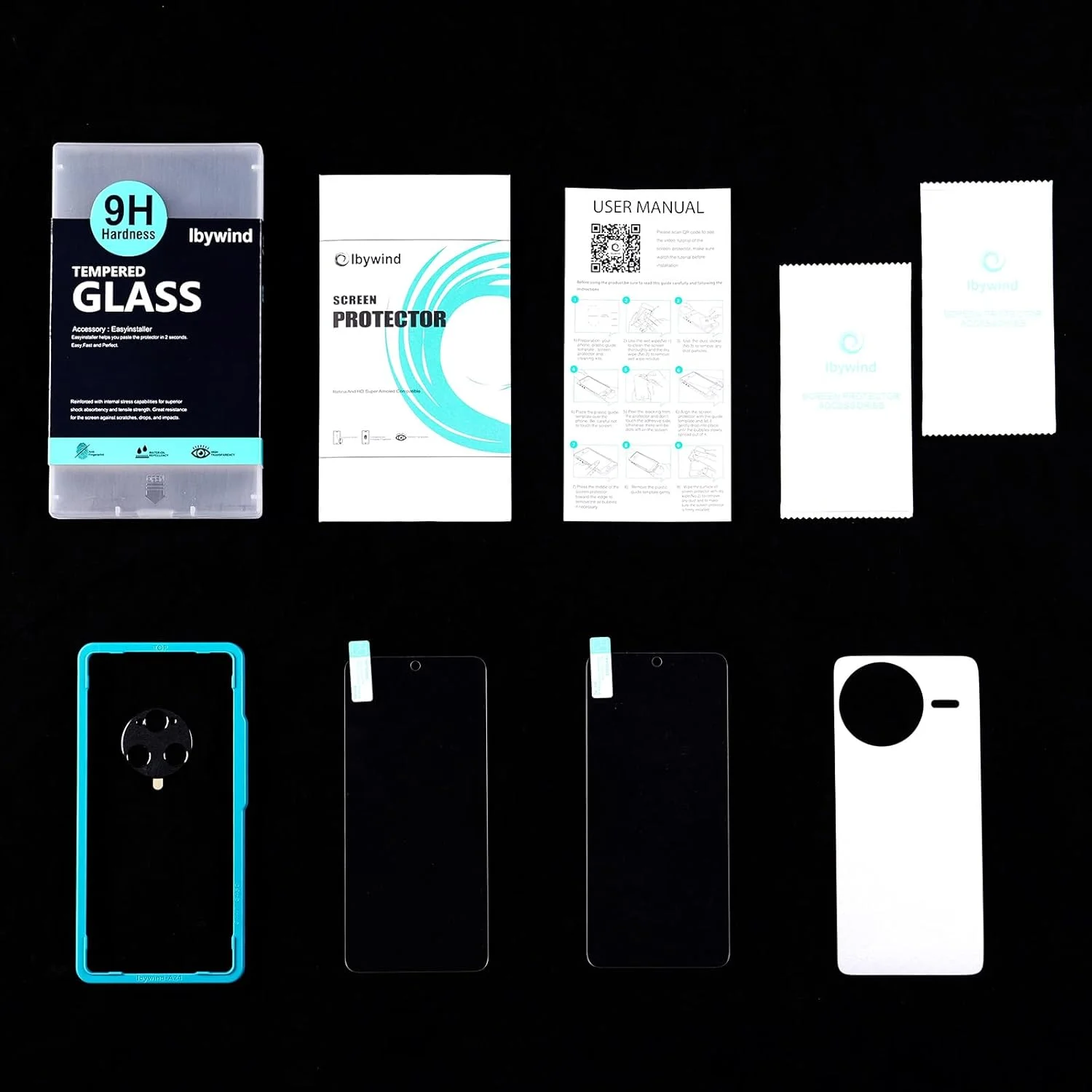 محافظ صفحه نمایش شیشه ای 9H آی بی ویند برای گوشی شیائومی پوکو F7 اولترا 5G سایز 6.67 اینچ، بسته 2 عددی به همراه 1 عدد محافظ لنز دوربین و 1 عدد برچسب فیبر کربن پشت گوشی، نصب آسان، ضد خش، محافظت در برابر ضربه محافظ صفحه نمایش شیشه ای 9H آی بی ویند برای گوشی شیائومی پوکو F7 اولترا 5G سایز 6.67 اینچ، بسته 2 عددی به همراه 1 عدد محافظ لنز دوربین و 1 عدد برچسب فیبر کربن پشت گوشی، نصب آسان، ضد خش، محافظت در برابر ضربه