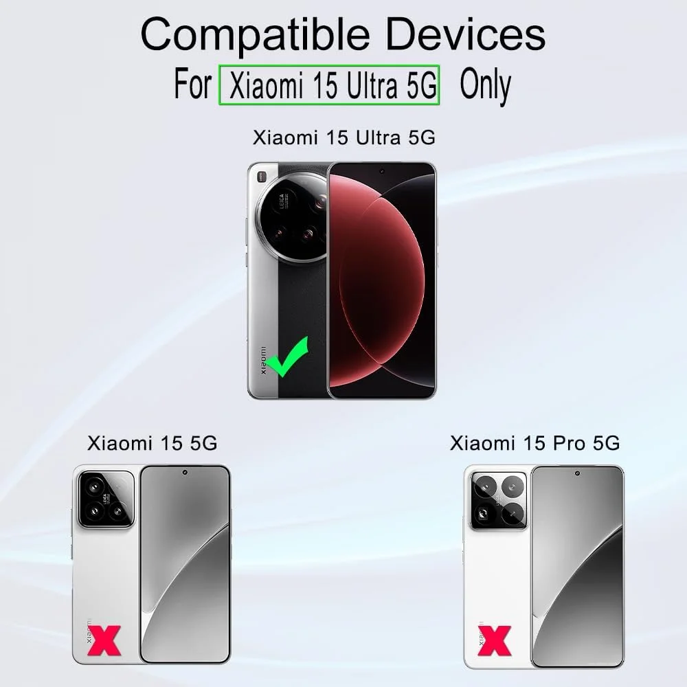 محافظ صفحه نمایش انعطاف پذیر TPU آی ب wind مناسب برای گوشی شیائومی 15 Ultra 5G سایز 6.73 اینچ، 2 عدد، به همراه 1 عدد محافظ لنز دوربین و 1 عدد محافظ پشت گوشی [نصب آسان، شفافیت HD، حسگر اثر انگشت، سازگار با قاب]
