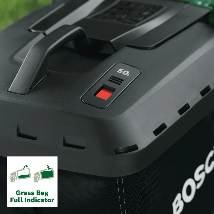 چمن زن شارژی قدرتمند بوش مدل AdvancedRotak 36V-44-750 (برای چمن زنی؛ سیستم 36 ولت؛ عرض برش: 44 سانتی متر؛ بدون باتری)