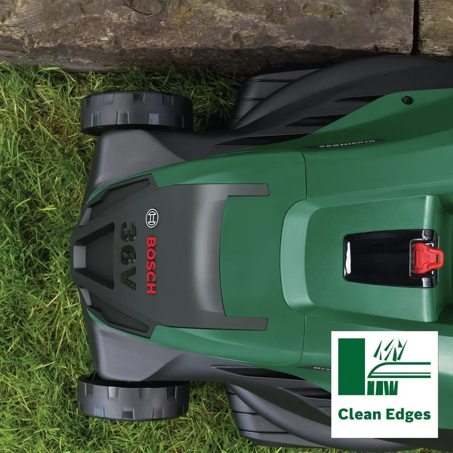 چمن زن شارژی قدرتمند بوش مدل AdvancedRotak 36V-44-750 (برای چمن زنی؛ سیستم 36 ولت؛ عرض برش: 44 سانتی متر؛ بدون باتری)