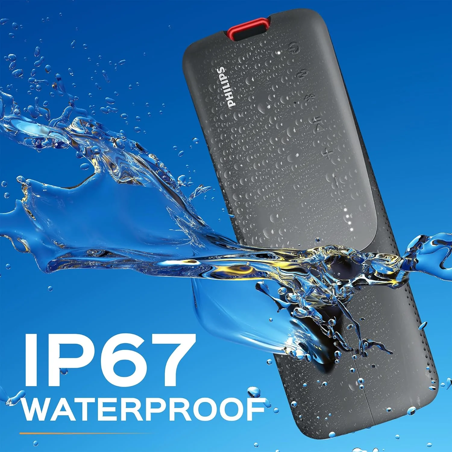 اسپیکر بلوتوثی بی سیم فیلیپس مدل S7807 مناسب فضای باز با قابلیت اتصال استریو و اتصال بلوتوثی چند نقطه ای، ضد آب IP67، مشکی اسپیکر بلوتوثی بی سیم فیلیپس مدل S7807 مناسب فضای باز با قابلیت اتصال استریو و اتصال بلوتوثی چند نقطه ای، ضد آب IP67، مشکی