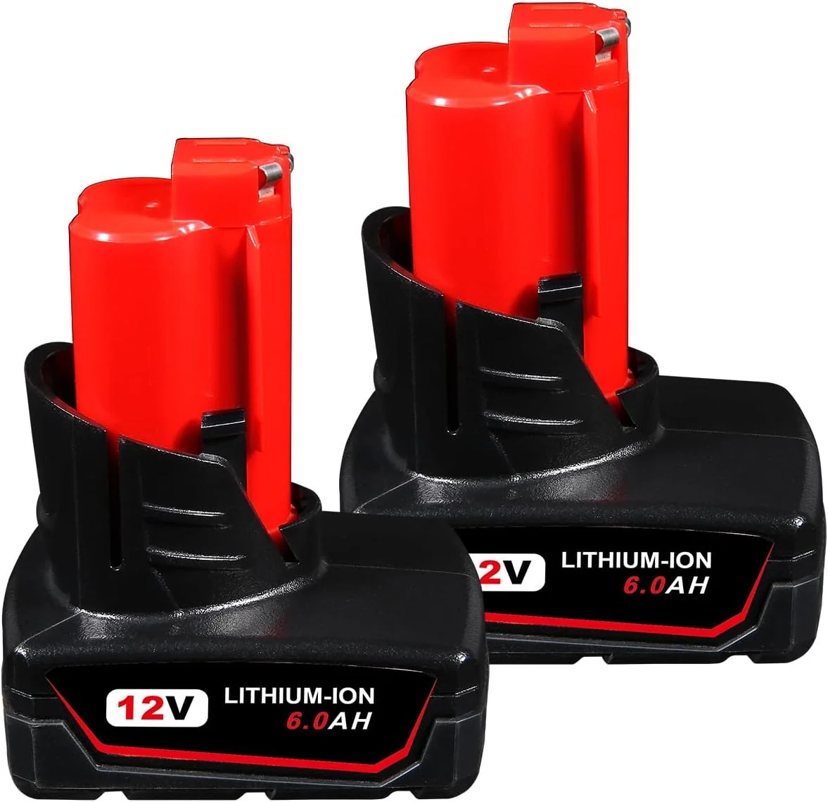 THISSENERGYSYSTEM THISS بسته 2 عددی باتری لیتیوم یونی 12 ولت 6.0 آمپر ساعت جایگزین باتری Milwaukee M-12 XC 48-11-2411 48-11-2440 48-11-2402 جایگزین باتری 12 ولت Milwaukee