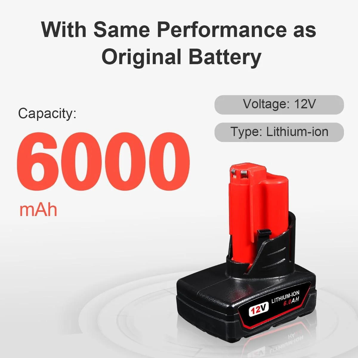 THISSENERGYSYSTEM THISS بسته 2 عددی باتری لیتیوم یونی 12 ولت 6.0 آمپر ساعت جایگزین باتری Milwaukee M-12 XC 48-11-2411 48-11-2440 48-11-2402 جایگزین باتری 12 ولت Milwaukee