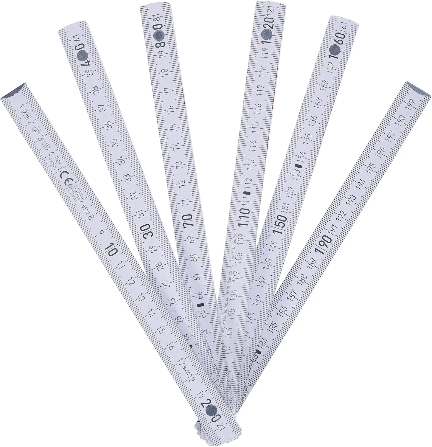 خط کش تاشو چوبی 2 متری میلواکی