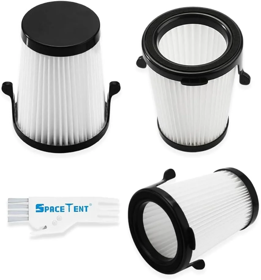 فیلترهای جاروبرقی SpaceTent، بسته 3 عددی، مدل های 49-90-1950 مناسب جاروبرقی شارژی خشک Milwaukee M12 0850-20.