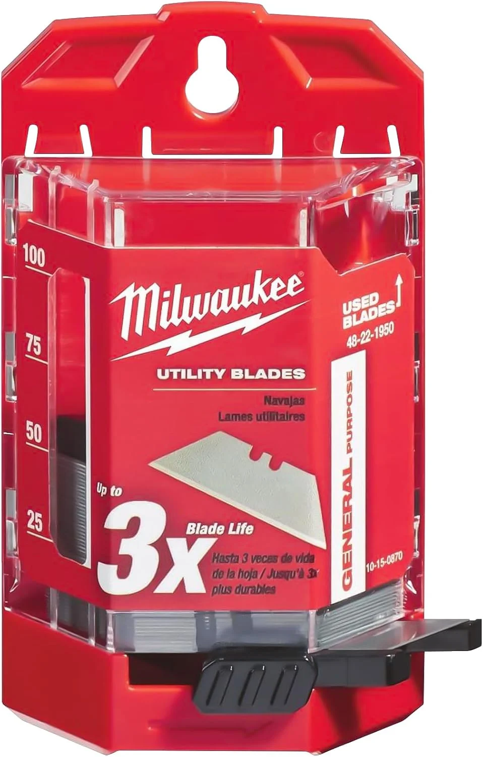 بسته تیغ های چاقوی میلواکی، بسته 50 عددی