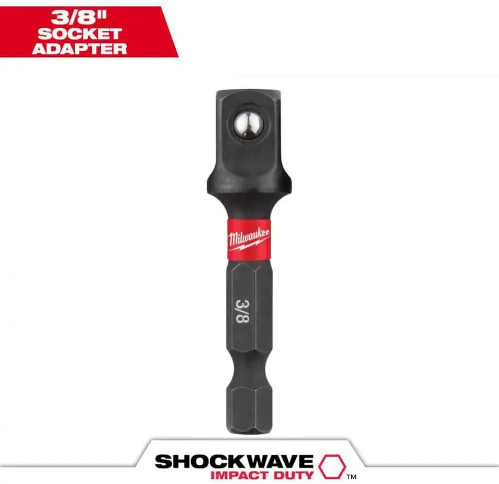 تبدیل ¼ اینچ شش گوش به ³⁄₈ اینچ مربع میلواکی مدل 48-32-5031 سری Shockwave Steel Impact Duty