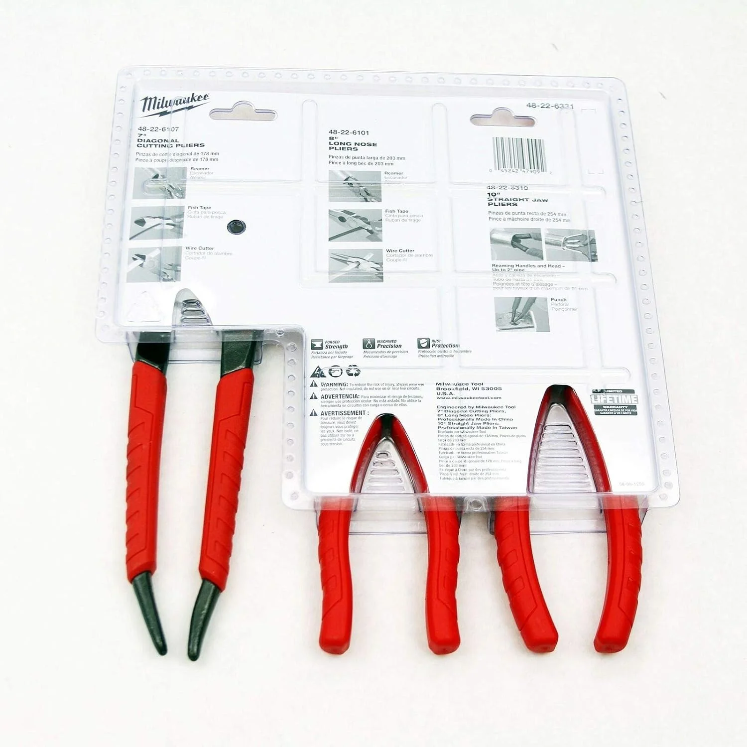 ست انبر میلواکی آلیاژ فولاد 3 عددی