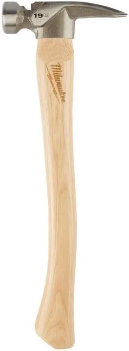 چکش نجاری میلواکی با دسته چوبی هیکوری و سر پرداخت شده 19 اونسی چکش نجاری میلواکی با دسته چوبی هیکوری و سر پرداخت شده 19 اونسی