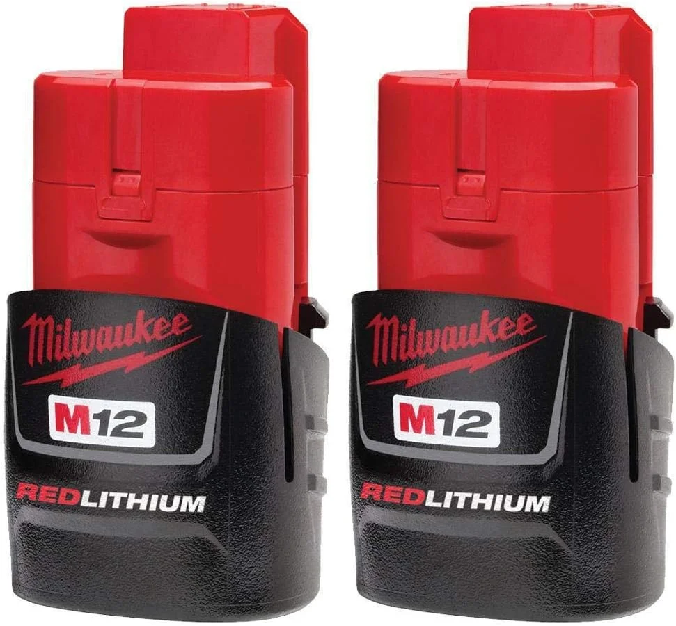 کیت ترکیبی دریل/دریل پیچ گوشتی شارژی 12 ولت لیتیوم-یون Milwaukee M12 (2 ابزار) به همراه باتری M12 1.5 آمپر ساعت (2 عددی)