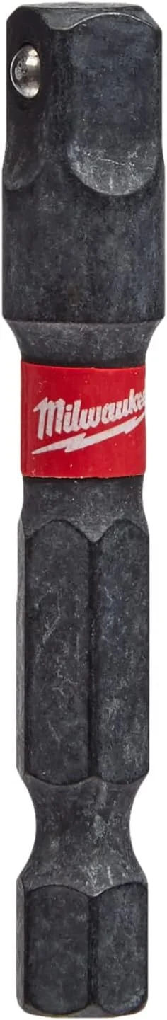 مبدل بکس Milwaukee Shockwave 48325030، ¼ اینچ شش گوش به ¼ اینچ مربع، 12x4.7x2.6 سانتی متر