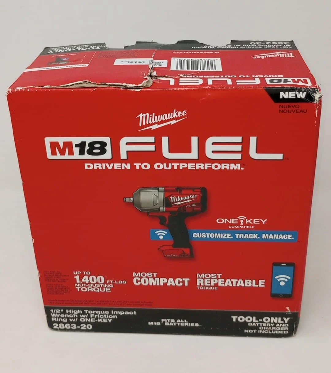 آچار بکس ضربه ای میلواکی M18 مدل BT 2863-20 نو