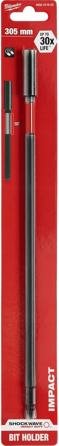 نگهدارنده مگنتیک بیت میلواکی 1/4 اینچ هکس شوک ویو (TM)، نگهدارنده بیت، افزایش طول بیت