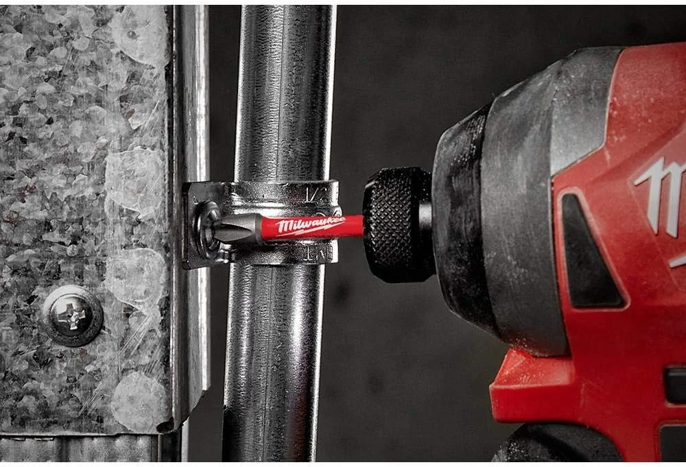 بسته 5 عددی نوک پیچ گوشتی فیلیپس شماره 1 میلواکی SHOCKWAVE، طول 3.5 اینچ