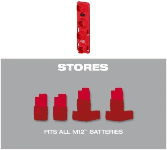 نگهدارنده باتری Milwaukee Packout M12