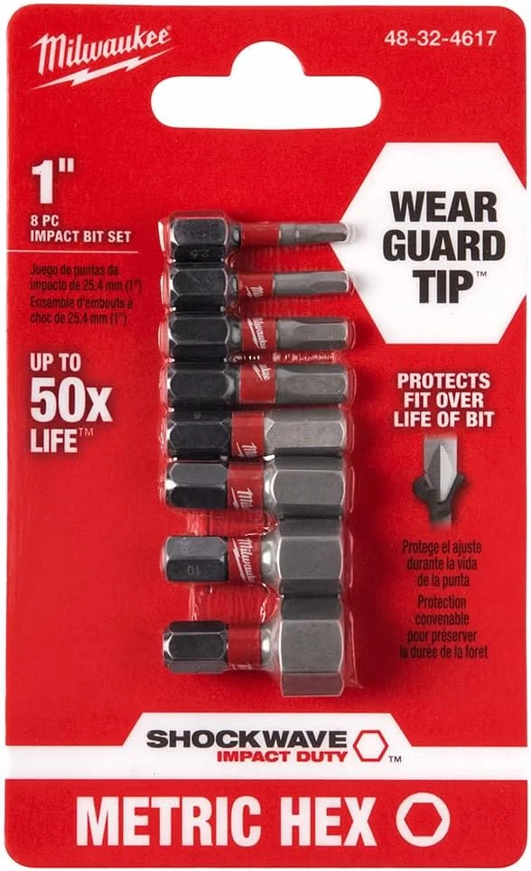 مجموعه 8 عددی سری پیچ گوشتی آلن متریک Milwaukee 48-32-4617