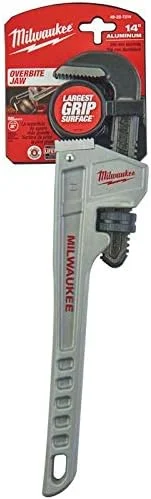 آچار لوله گیر آلومینیومی 14 اینچی میلواکی مدل 48 22 7214 رنگ قرمز/مشکی/نقره ای آچار لوله گیر آلومینیومی 14 اینچی میلواکی مدل 48 22 7214 رنگ قرمز/مشکی/نقره ای