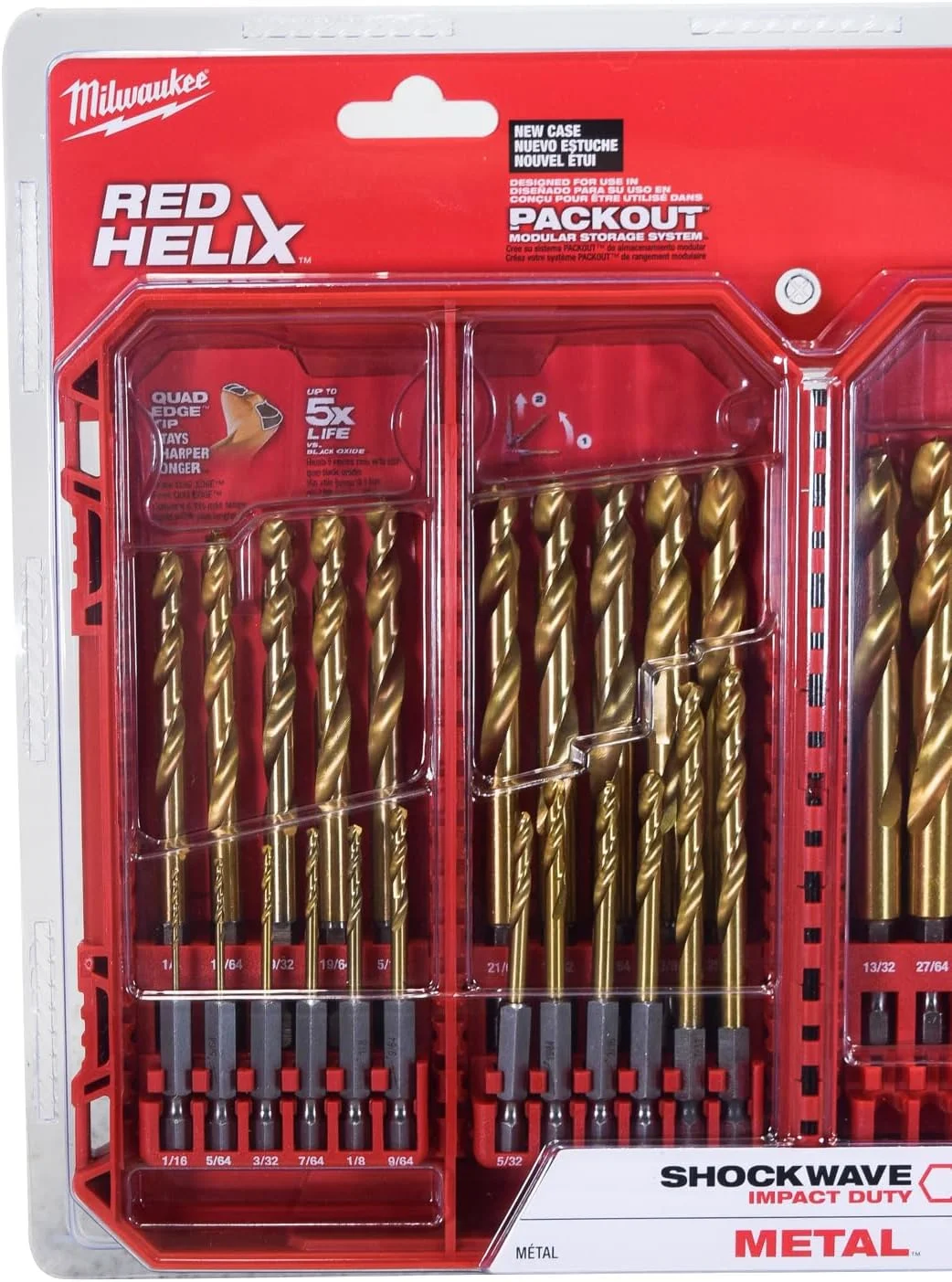 مجموعه مته تیتانیوم ضربه ای میلواکی مدل 48-89-4672 (29 عددی) مجموعه مته تیتانیوم ضربه ای میلواکی مدل 48-89-4672 (29 عددی)