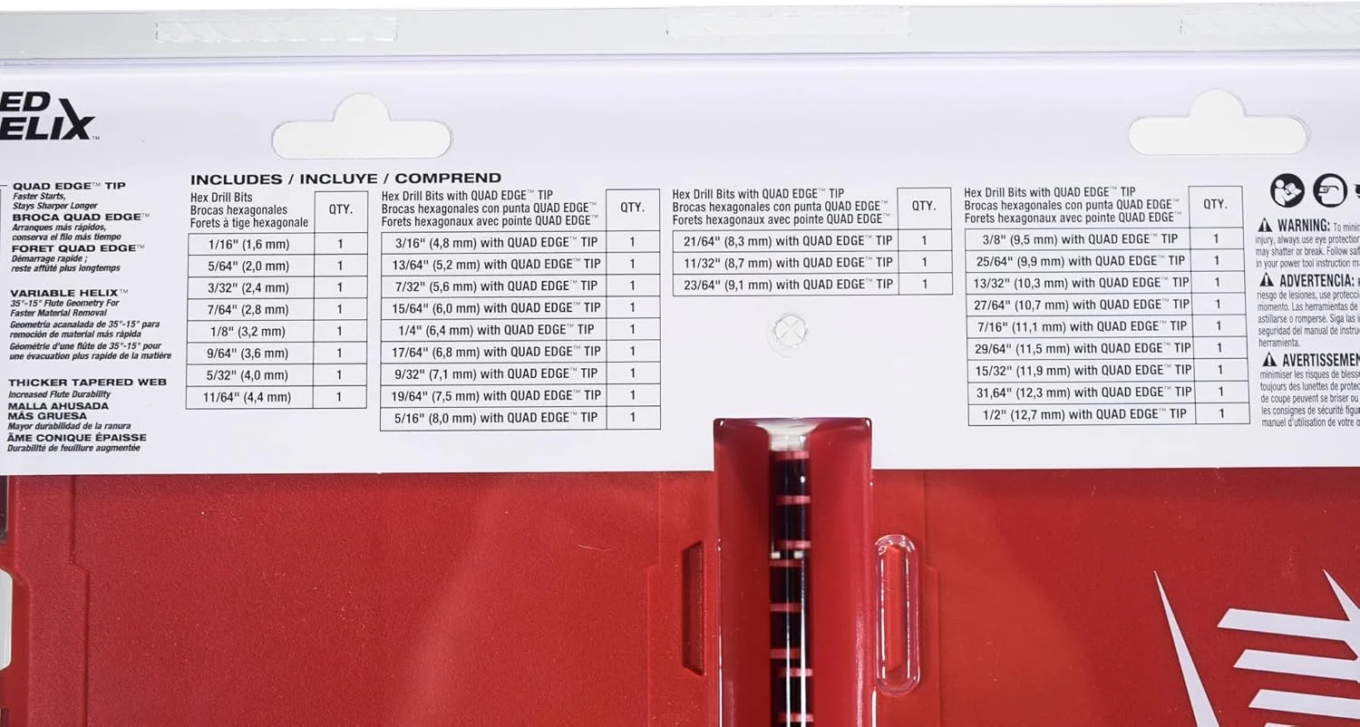 مجموعه مته تیتانیوم ضربه ای میلواکی مدل 48-89-4672 (29 عددی) مجموعه مته تیتانیوم ضربه ای میلواکی مدل 48-89-4672 (29 عددی)