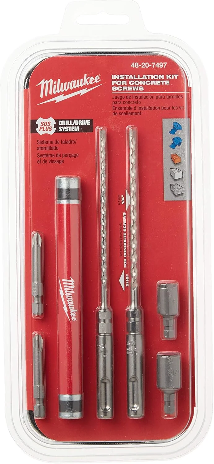کیت نصب پیچ کانکریت میلواکی مدل 48-20-7497 SDS