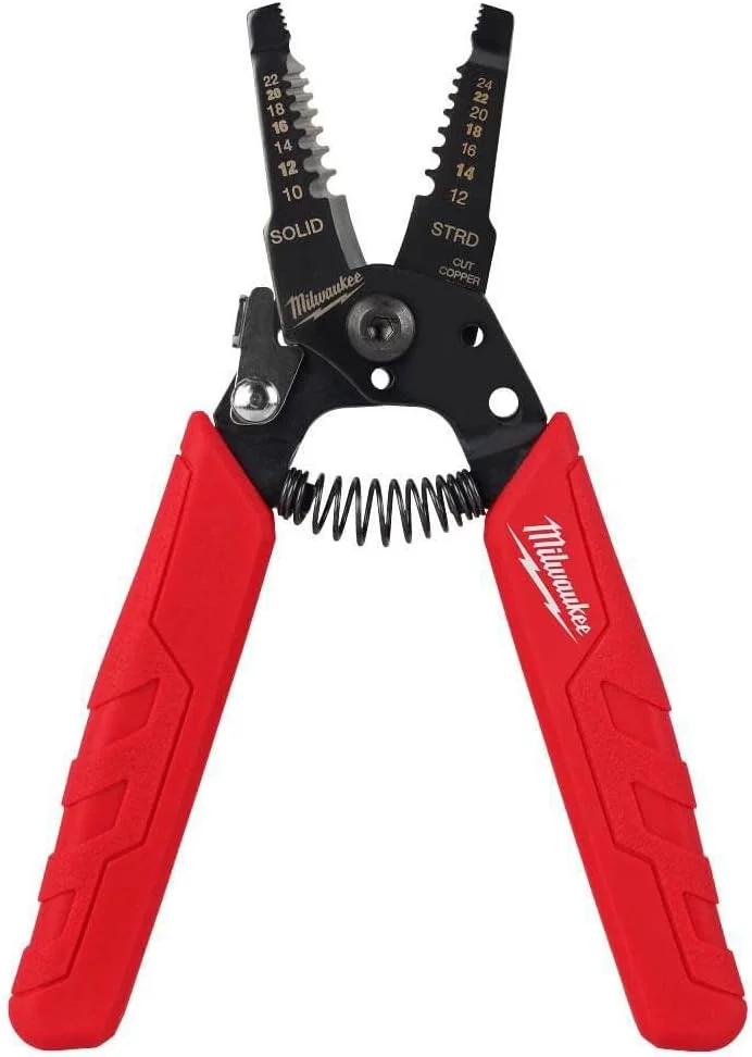 ابزار سیم لخت کن و سیم چین جمع و جور میلواکی الکتریک - سایز 10-24 AWG با دسته راحت ابزار سیم لخت کن و سیم چین جمع و جور میلواکی الکتریک - سایز 10-24 AWG با دسته راحت