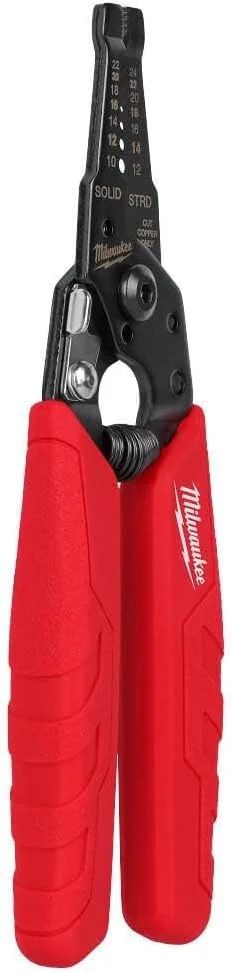 ابزار سیم لخت کن و سیم چین جمع و جور میلواکی الکتریک - سایز 10-24 AWG با دسته راحت ابزار سیم لخت کن و سیم چین جمع و جور میلواکی الکتریک - سایز 10-24 AWG با دسته راحت