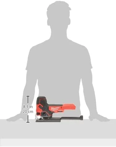 اره عمود بر M18 FBJS-0X میلواکی، موتور براشلس، بدنه تنها، 18 ولت، مدل 4933464799