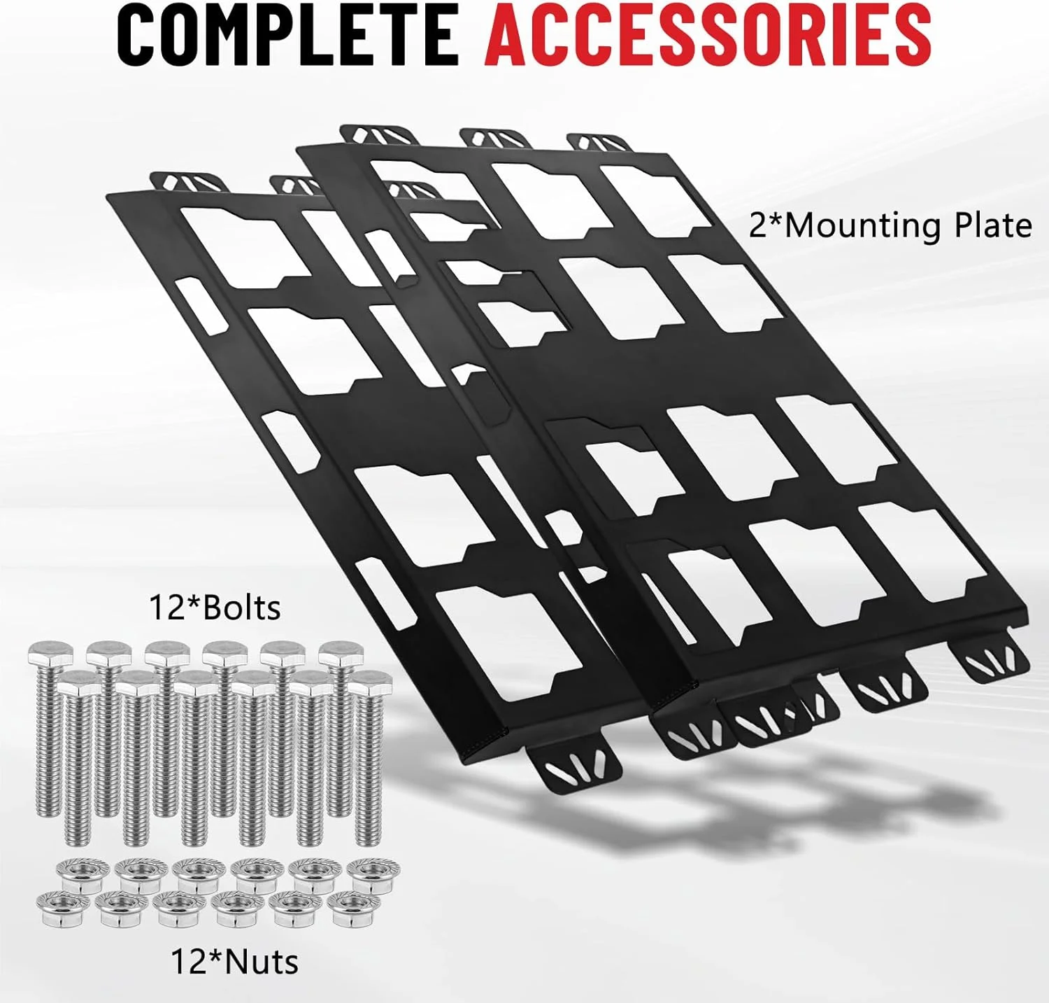 صفحه نصب BYERN AUTO سازگار با جعبه ابزار Milwaukee Packout، صفحه فلزی کامل با پوشش پودری، برای نگهداری ابزار، سیستم سازمان دهنده (2 عدد)