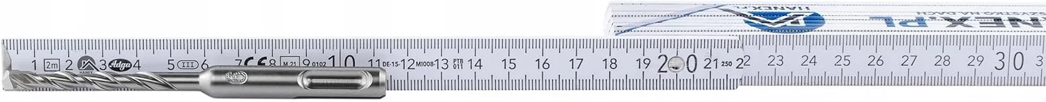 مجموعه 5 عددی مته چکش SDS-Plus میلواکی، طول 110/160 میلی متر، نوع 2، کاست
