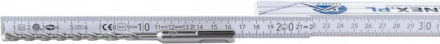 مجموعه 5 عددی مته چکش SDS-Plus میلواکی، طول 110/160 میلی متر، نوع 2، کاست