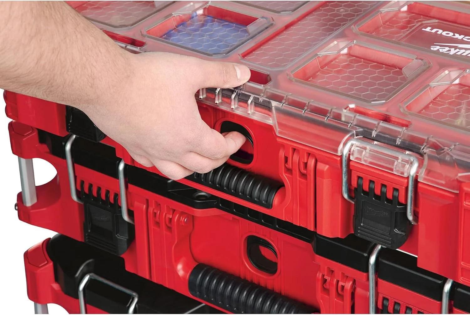 جعبه ابزار 10 قسمتی Milwaukee 48-22-8430 Packout جعبه ابزار 10 قسمتی Milwaukee 48-22-8430 Packout