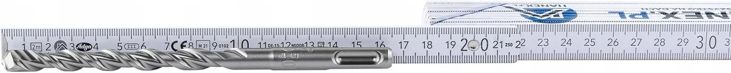 مجموعه 5 عددی مته چکش SDS-Plus میلواکی، طول 110/160 میلی متر، نوع 2، کاست