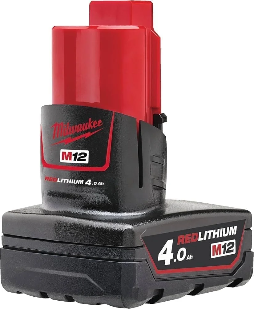 باتری لیتیوم-یونی 12 ولت 4.0 آمپر ساعتی Milwaukee M12B4، چند منظوره