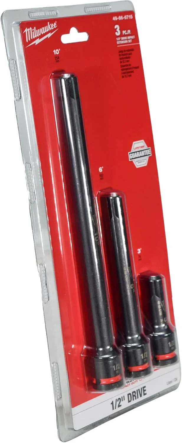 مجموعه سه عددی رابط بکس ضربه ای شاک ویو میلواکی 49-66-6715 درایو 1/2 اینچ