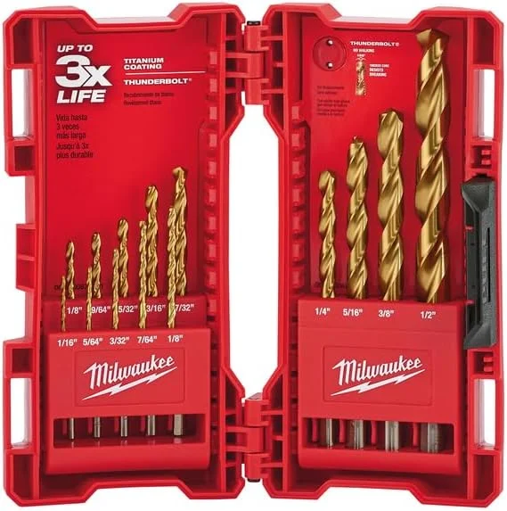 مجموعه مته تیتانیومی 14 عددی میلواکی مدل 48-89-0011 مجموعه مته تیتانیومی 14 عددی میلواکی مدل 48-89-0011