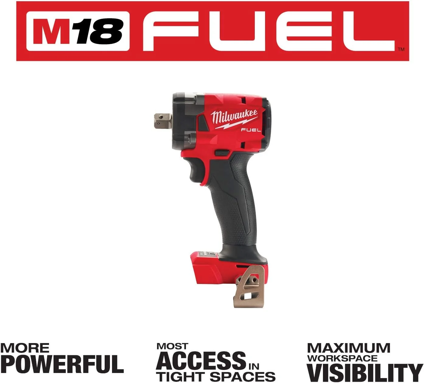 آچار بکس ضربه ای جمع و جور ½ اینچی M18 FUEL میلواکی (2855P-20) آچار بکس ضربه ای جمع و جور ½ اینچی M18 FUEL میلواکی (2855P-20)