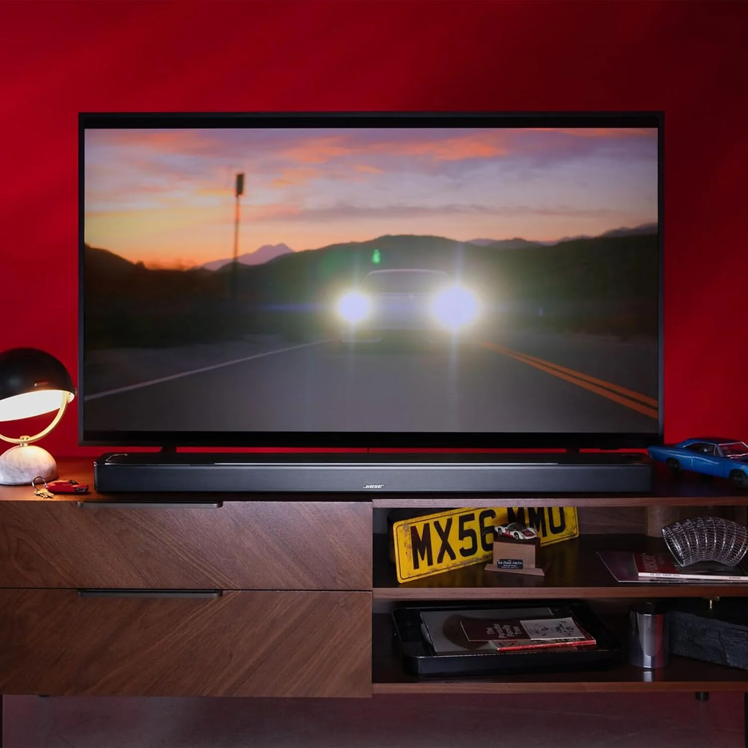 ساندبار هوشمند اولترا Bose با Dolby Atmos به همراه کنترل صوتی Alexa و Google، سیستم صدای فراگیر برای تلویزیون، مشکی 2023