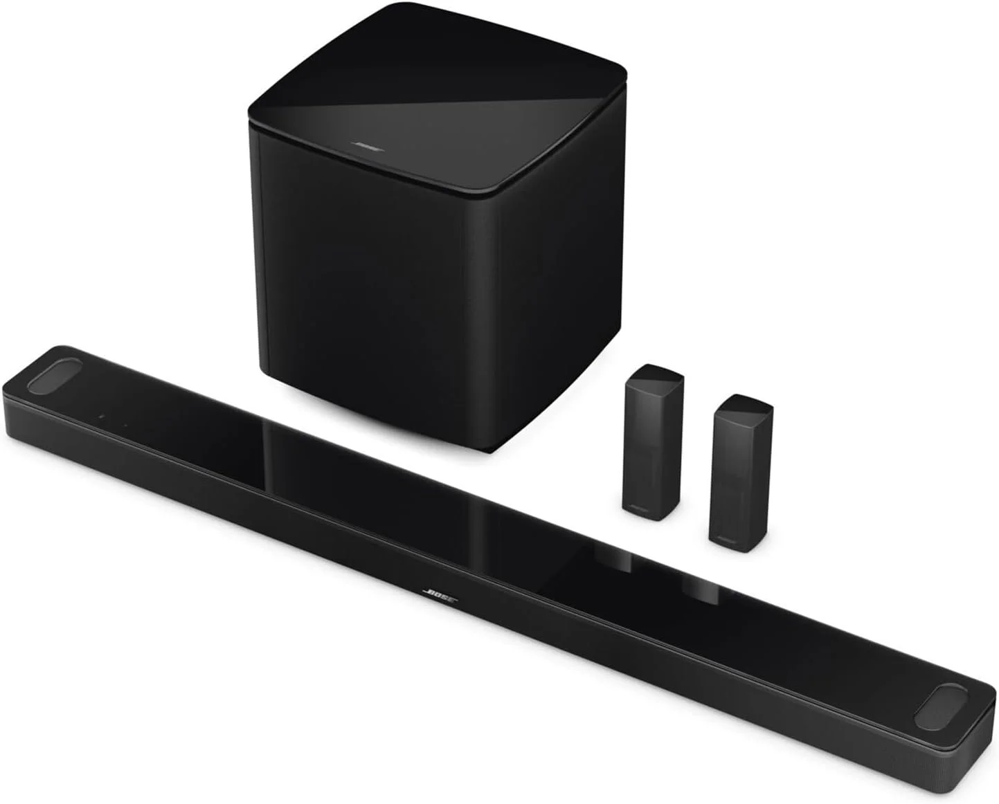 ساندبار هوشمند اولترا Bose با Dolby Atmos به همراه کنترل صوتی Alexa و Google، سیستم صدای فراگیر برای تلویزیون، مشکی 2023