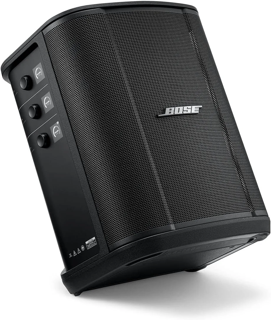 اسپیکر بلوتوثی قابل حمل و سیستم PA بی‌سیم همه کاره Bose S1 Pro+، مشکی