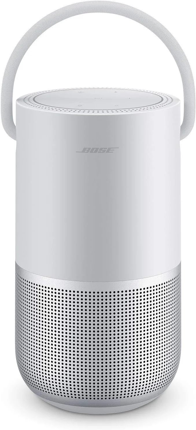 اسپیکر هوشمند قابل حمل Bose؛ طراحی ضد آب با صدای فراگیر 360 درجه؛ بلوتوث؛ Wi-Fi و Airplay 2 - نقره ای لوکس