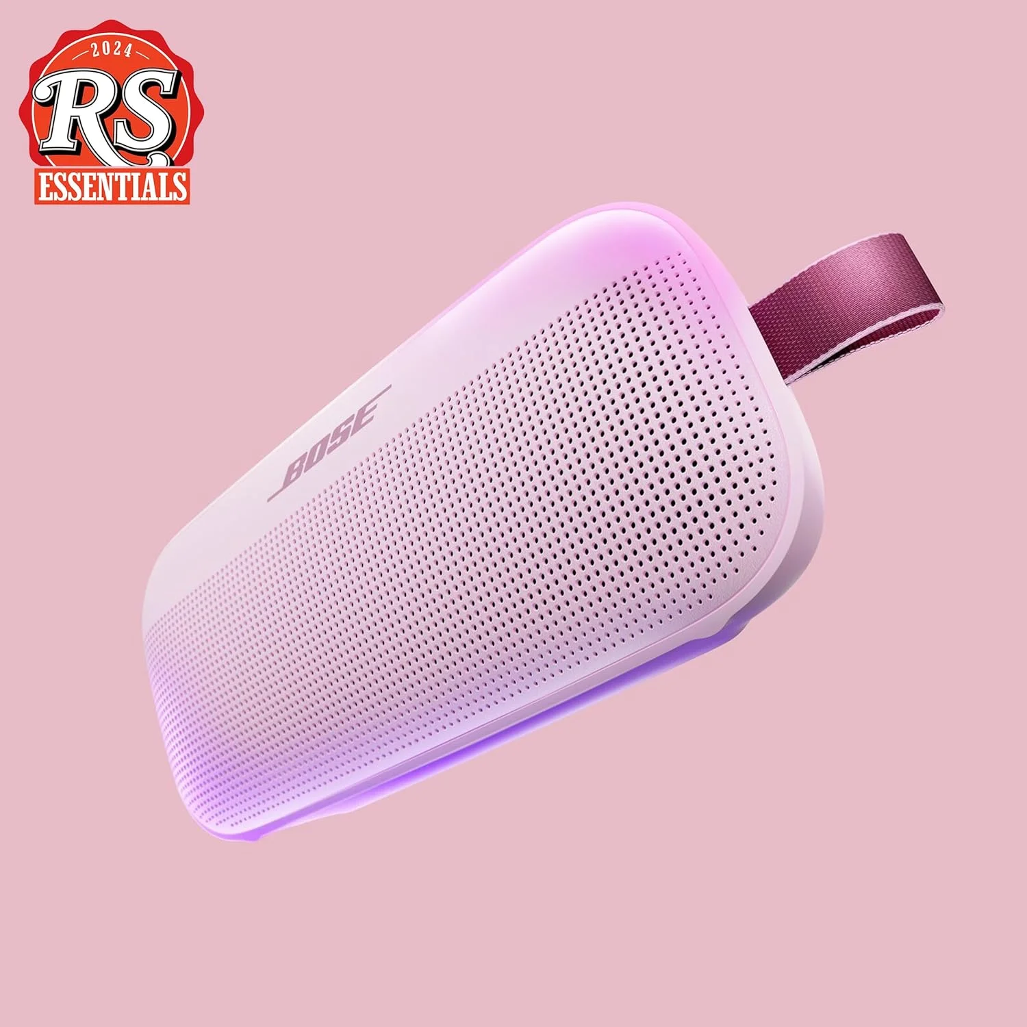 اسپیکر بلوتوثی قابل حمل Bose SoundLink Flex (نسل دوم)، اسپیکر قابل حمل فضای باز با صدای Hi-Fi، عمر باتری تا 12 ساعت، ضد آب و ضد گرد و غبار، صورتی گلبرگ اسپیکر بلوتوثی قابل حمل Bose SoundLink Flex (نسل دوم)، اسپیکر قابل حمل فضای باز با صدای Hi-Fi، عمر باتری تا 12 ساعت، ضد آب و ضد گرد و غبار، صورتی گلبرگ