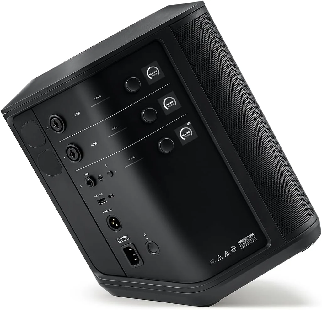 اسپیکر بلوتوثی قابل حمل و سیستم PA بیسیم همه کاره Bose S1 Pro+، مشکی اسپیکر بلوتوثی قابل حمل و سیستم PA بیسیم همه کاره Bose S1 Pro+، مشکی