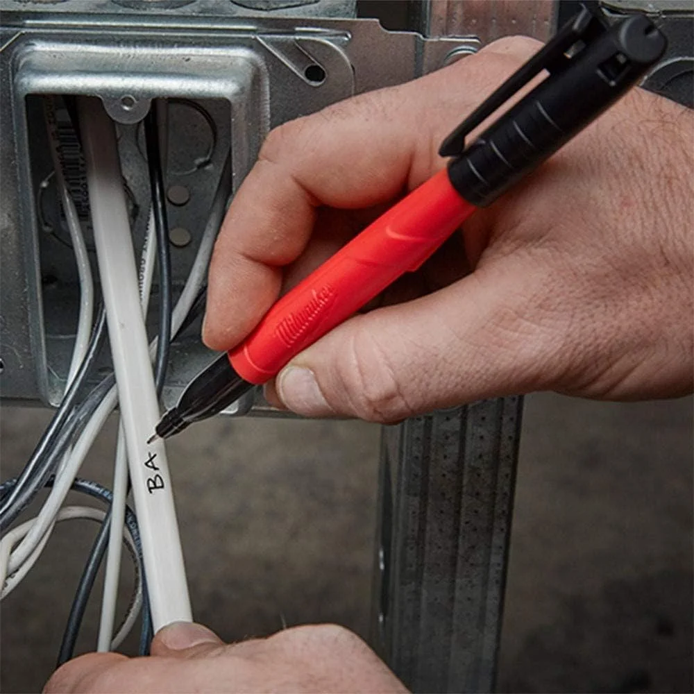 قلم های نوک بسیار ظریف مشکی میلواکی مدل MHT48223164 INKZALLTM (بسته 4 عددی)