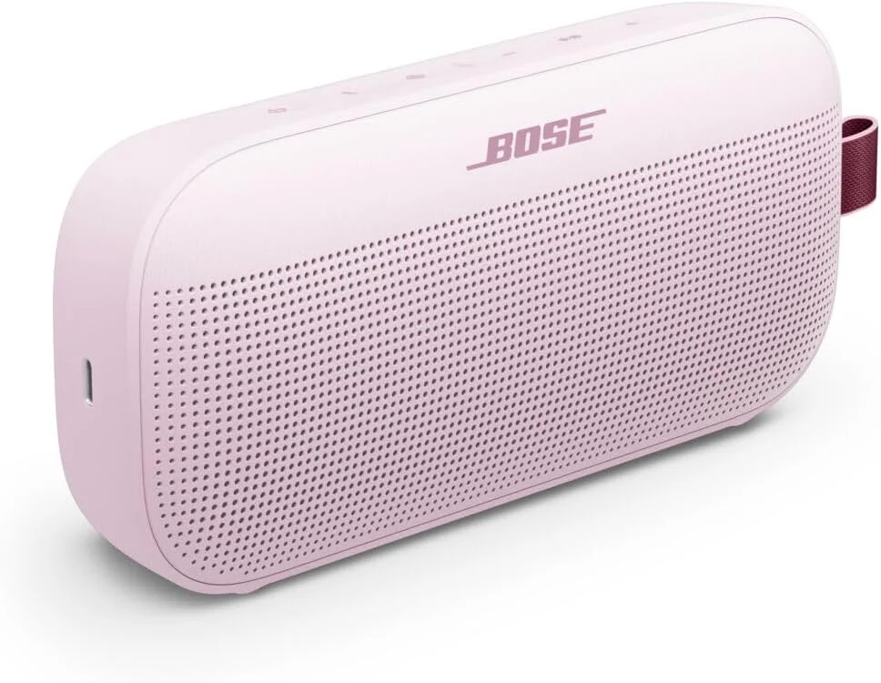اسپیکر بلوتوثی قابل حمل Bose SoundLink Flex (نسل دوم)، اسپیکر قابل حمل فضای باز با صدای Hi-Fi، عمر باتری تا 12 ساعت، ضد آب و ضد گرد و غبار، صورتی گلبرگ اسپیکر بلوتوثی قابل حمل Bose SoundLink Flex (نسل دوم)، اسپیکر قابل حمل فضای باز با صدای Hi-Fi، عمر باتری تا 12 ساعت، ضد آب و ضد گرد و غبار، صورتی گلبرگ